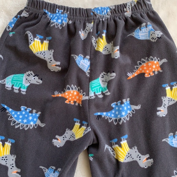Carter’s Boys 7 Gray Dinosaur Pajama Bottoms EUC PJs - Picture 8 of 8